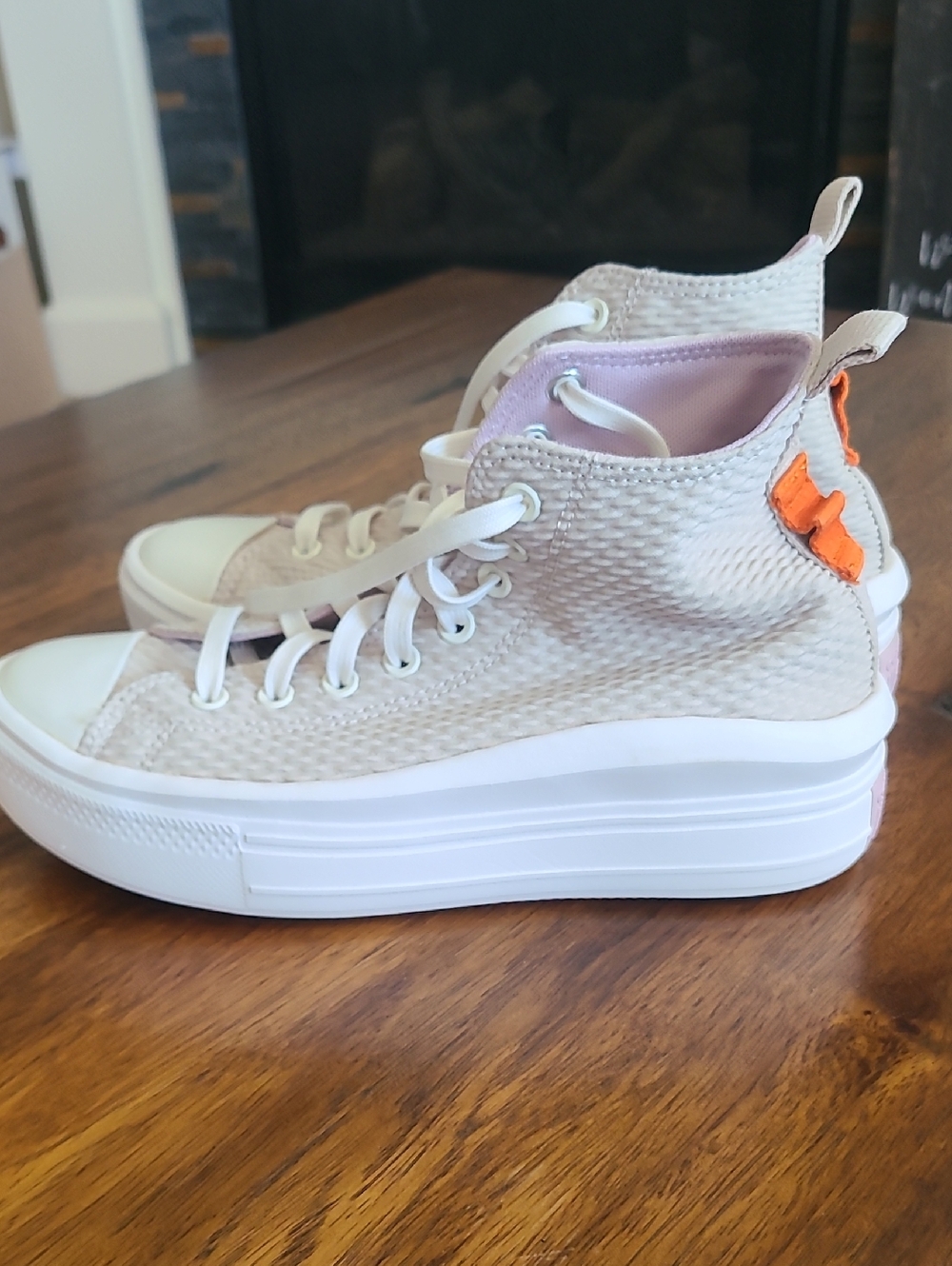 Converse Chuck Taylor All Star Move High Future Utility Sneakers Size 9.5 - Picture 3 of 9
